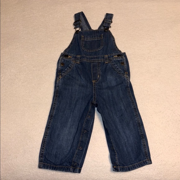 Old Navy 18-24 Months Unisex Jean Overalls - Picture 2 of 7